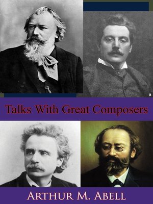 cover image of Talks With Great Composers
